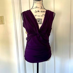 Studio Y dressy, Purple tank top, no size tag, but it’s a large